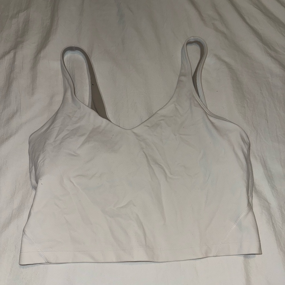 Lululemon Athletica White Tank Top - Align